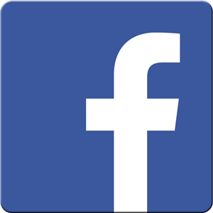 Facebook-Logo: weisses F auf blauem Hintergrund
