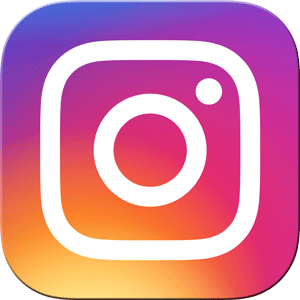 Instagram-Logo: Stilisierte Kamera auf buntem Hintergrund