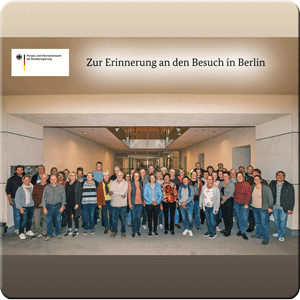 Gruppenfoto der Bildungsreise nach Berlin